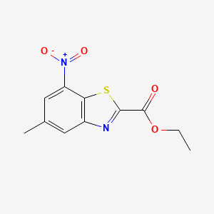 5-Methyl-7-nitro-benzothiazole-2-carboxylic acid ethyl ester