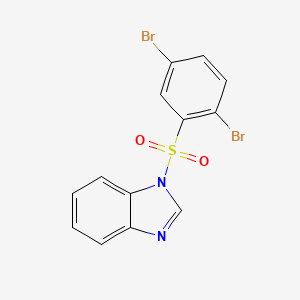 1-[(2,5-dibromophenyl)sulfonyl]-1H-benzimidazole