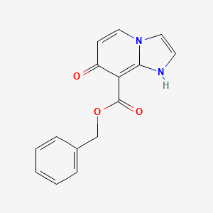 molecular formula C15H12N2O3 B11855646 Benzyl 7-hydroxyimidazo[1,2-a]pyridine-8-carboxylate 