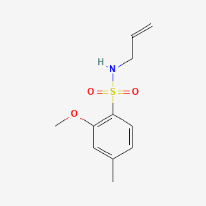 molecular formula C11H15NO3S B1185568 N-allyl-2-methoxy-4-methylbenzenesulfonamide 