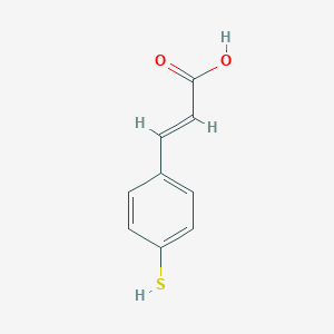 B118557 3-(4-Mercaptophenyl)acrylic acid CAS No. 155378-75-9