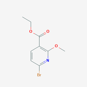 molecular formula C9H10BrNO3 B11855704 Ethyl 6-bromo-2-methoxynicotinate 