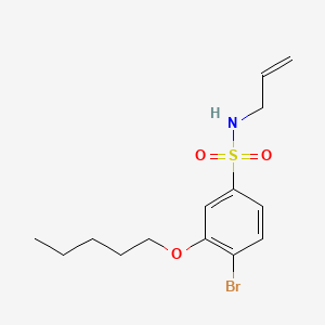 N-allyl-4-bromo-3-(pentyloxy)benzenesulfonamide