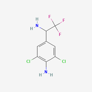 4-(1-Amino-2,2,2-trifluoroethyl)-2,6-dichloroaniline