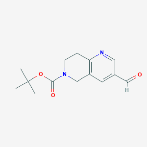 Tert-butyl 3-formyl-7,8-dihydro-1,6-naphthyridine-6(5H)-carboxylate