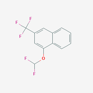 1-(Difluoromethoxy)-3-(trifluoromethyl)naphthalene