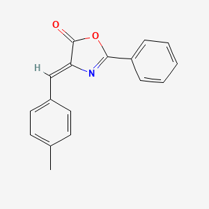 molecular formula C17H13NO2 B11855794 (Z)-4-(4-Methylbenzylidene)-2-phenyloxazol-5(4H)-one CAS No. 57427-79-9