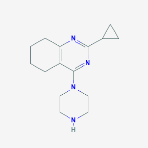 2-Cyclopropyl-4-(piperazin-1-yl)-5,6,7,8-tetrahydroquinazoline