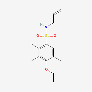 molecular formula C14H21NO3S B1185581 N-allyl-4-ethoxy-2,3,5-trimethylbenzenesulfonamide 