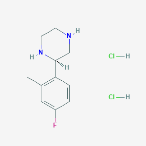 (R)-2-(4-Fluoro-2-methylphenyl)piperazine dihydrochloride