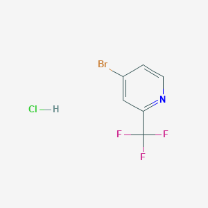 molecular formula C6H4BrClF3N B11855878 4-Bromo-2-(trifluoromethyl)pyridine hydrochloride CAS No. 1186195-53-8