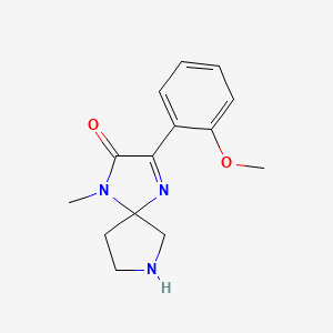 3-(2-Methoxyphenyl)-1-methyl-1,4,7-triazaspiro[4.4]non-3-en-2-one