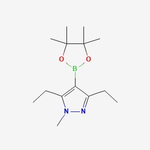 3,5-Diethyl-1-methyl-4-(4,4,5,5-tetramethyl-1,3,2-dioxaborolan-2-yl)-1H-pyrazole