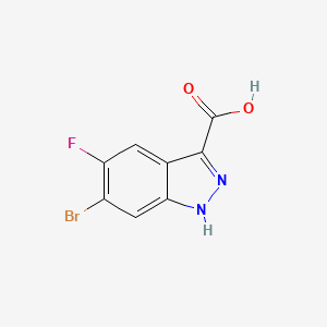 6-Bromo-5-fluoro-1H-indazole-3-carboxylic acid