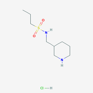 N-(piperidin-3-ylmethyl)propane-1-sulfonamide hydrochloride