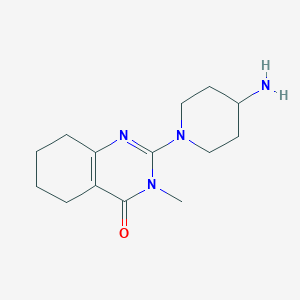 2-(4-Aminopiperidin-1-yl)-3-methyl-5,6,7,8-tetrahydroquinazolin-4(3H)-one