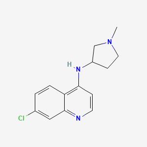 7-chloro-N-(1-methylpyrrolidin-3-yl)quinolin-4-amine