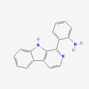 2-(9H-Pyrido[3,4-B]indol-1-YL)aniline