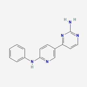 4-(6-(Phenylamino)pyridin-3-YL)pyrimidin-2-amine