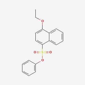 molecular formula C18H16O4S B1185616 Phenyl 4-ethoxynaphthalene-1-sulfonate 