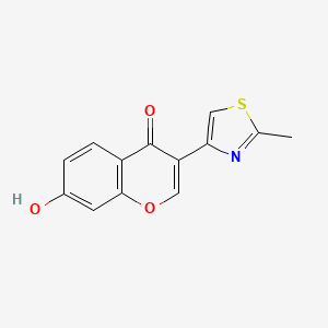 7-hydroxy-3-(2-methyl-1,3-thiazol-4-yl)-4H-chromen-4-one