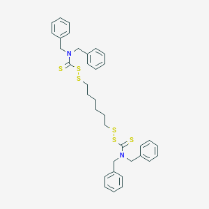 B118562 1,6-Bis((dibenzylthiocarbamoyl)disulfanyl)hexane CAS No. 151900-44-6
