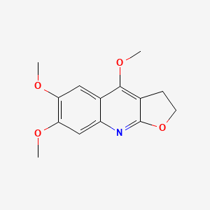 4,6,7-Trimethoxy-2,3-dihydrofuro[2,3-b]quinoline