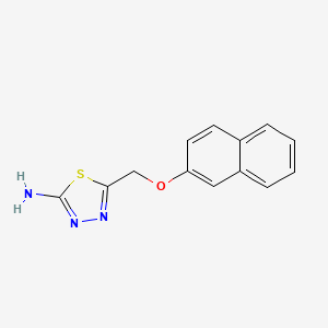 1,3,4-Thiadiazol-2-amine, 5-[(2-naphthalenyloxy)methyl]-