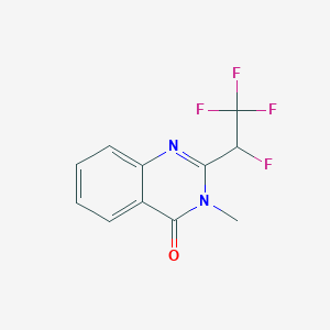 3-Methyl-2-(1,2,2,2-tetrafluoroethyl)quinazolin-4(3H)-one