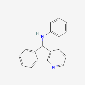 N-Phenyl-5H-indeno[1,2-B]pyridin-5-amine