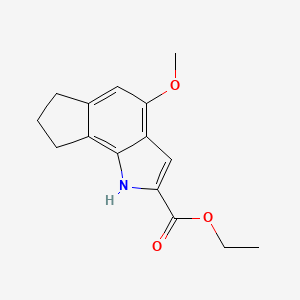 Ethyl 4-methoxy-1,6,7,8-tetrahydrocyclopenta[g]indole-2-carboxylate