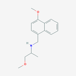 1-Methoxy-N-((4-methoxynaphthalen-1-yl)methyl)propan-2-amine