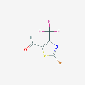 2-Bromo-4-(trifluoromethyl)thiazole-5-carbaldehyde