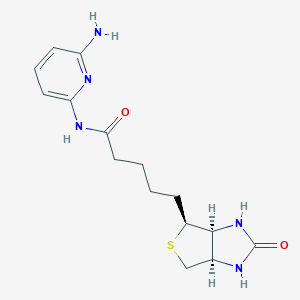 molecular formula C15H21N5O2S B118565 2-氨基-(6-酰胺生物素基)吡啶 CAS No. 153086-93-2