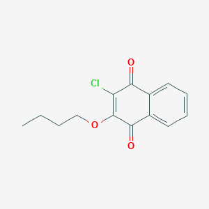 1,4-Naphthalenedione, 2-butoxy-3-chloro-