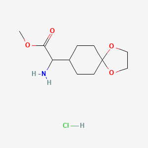 Methyl 2-amino-2-(1,4-dioxaspiro[4.5]decan-8-yl)acetate hydrochloride