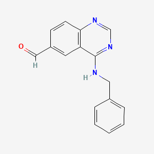 4-(Benzylamino)quinazoline-6-carbaldehyde