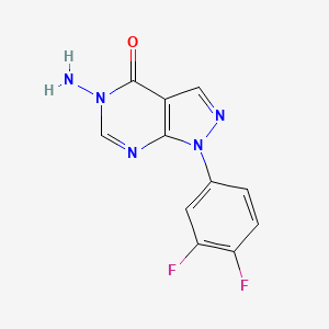 5-Amino-1-(3,4-difluorophenyl)-1H-pyrazolo[3,4-d]pyrimidin-4(5H)-one