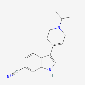 3-(1-Isopropyl-1,2,3,6-tetrahydropyridin-4-yl)-1H-indole-6-carbonitrile