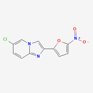 6-Chloro-2-(5-nitrofuran-2-yl)imidazo[1,2-a]pyridine