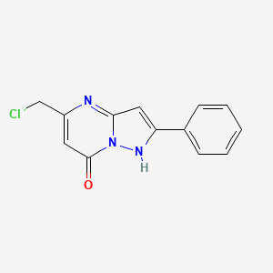 5-(Chloromethyl)-2-phenylpyrazolo[1,5-A]pyrimidin-7(4H)-one