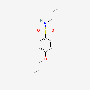 molecular formula C13H21NO3S B1185688 4-butoxy-N-propylbenzenesulfonamide 