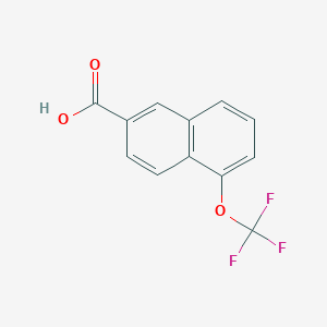 1-(Trifluoromethoxy)naphthalene-6-carboxylic acid