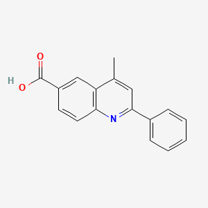 4-Methyl-2-phenylquinoline-6-carboxylic acid