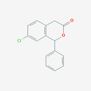 7-Chloro-1-phenyl-1,4-dihydro-3H-2-benzopyran-3-one