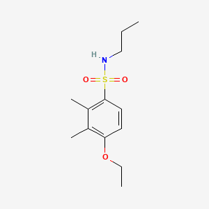 molecular formula C13H21NO3S B1185693 4-ethoxy-2,3-dimethyl-N-propylbenzenesulfonamide 