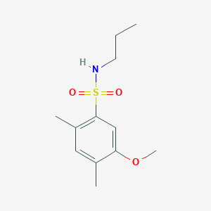 molecular formula C12H19NO3S B1185694 5-methoxy-2,4-dimethyl-N-propylbenzenesulfonamide 