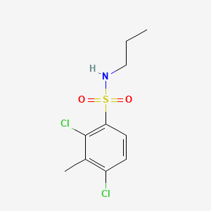 molecular formula C10H13Cl2NO2S B1185695 2,4-dichloro-3-methyl-N-propylbenzenesulfonamide 