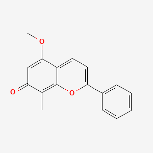 5-Methoxy-8-methyl-2-phenyl-7H-1-benzopyran-7-one