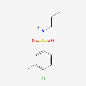 molecular formula C10H14ClNO2S B1185696 4-chloro-3-methyl-N-propylbenzenesulfonamide 